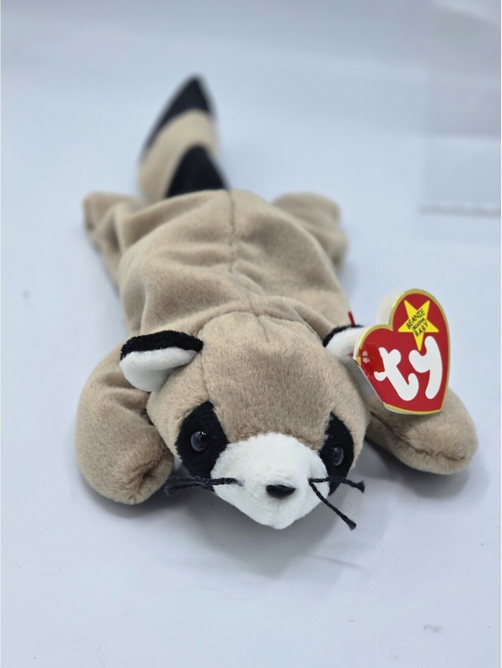 TY Beanie Baby - RINGO the Raccoon (8 inch) - MWMTs Stuffed Animal Toy
